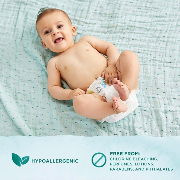 Mama Bear Size 1 Diapers 49 Count Gentle Touch Hypoallergenic Unscented x2 (98) - Picture 4 of 4